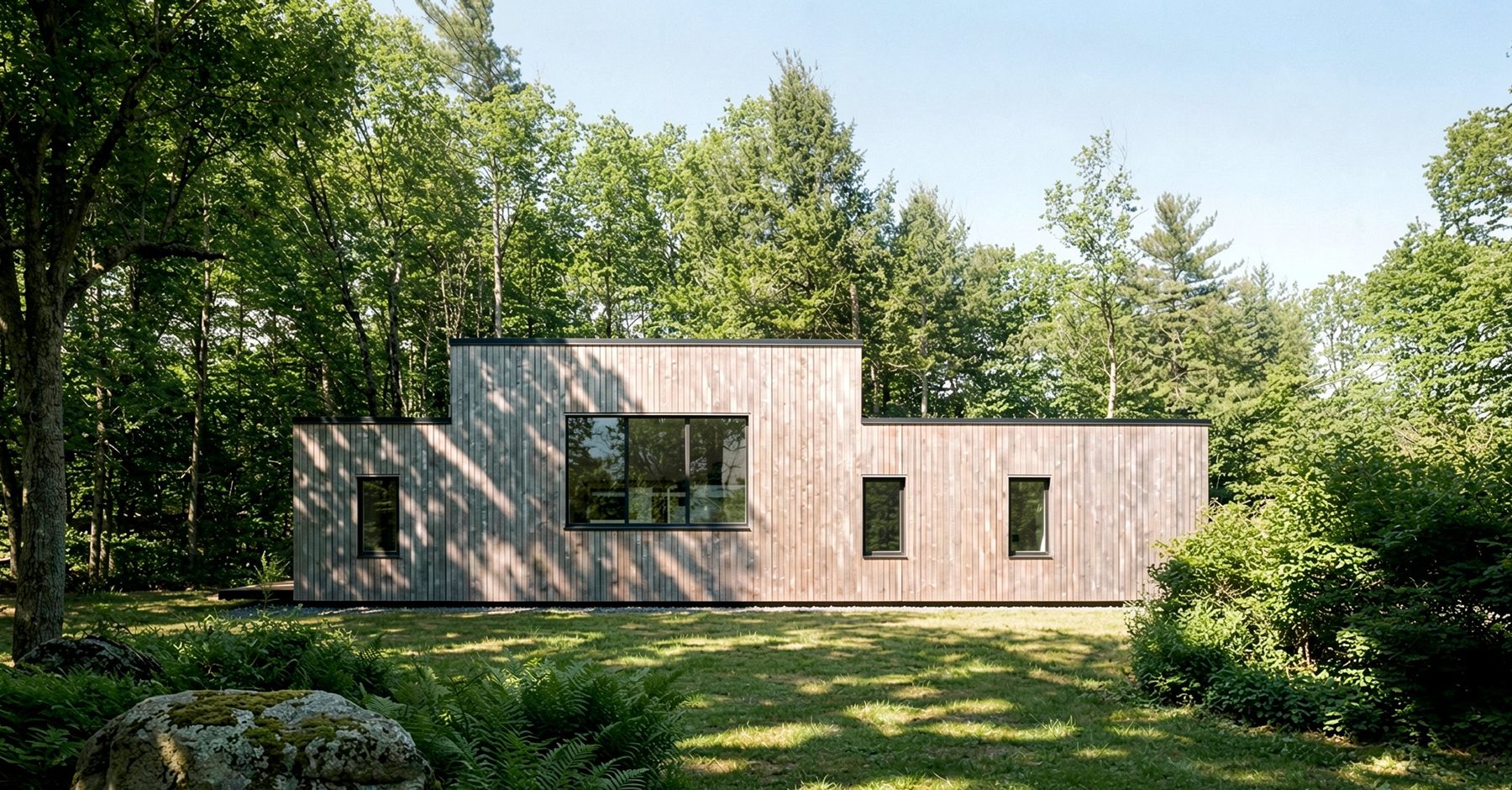 658 Briggs Passive House — south elevation